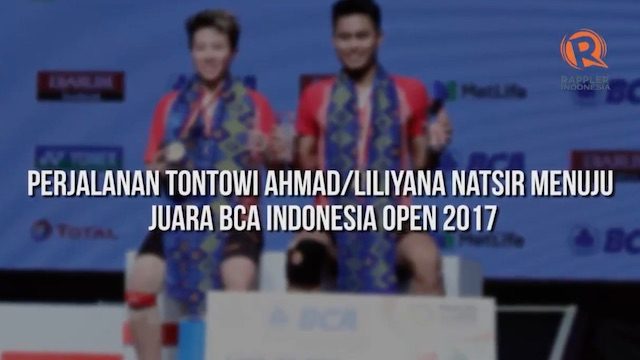 SAKSIKAN: Perjalanan Owi/Butet menuju juara ‘BCA Indonesia Open 2017’