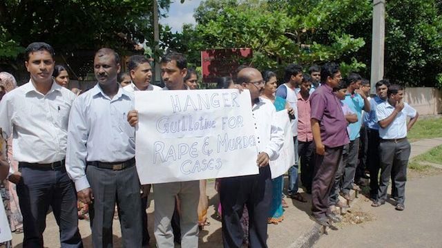 Sri Lanka unjuk rasa terkait pemerkosaan dan pembunuhan pelajar perempuan