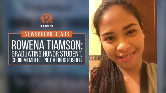 Newsbreak Reads: Rowena Tiamson, not a drug pusher