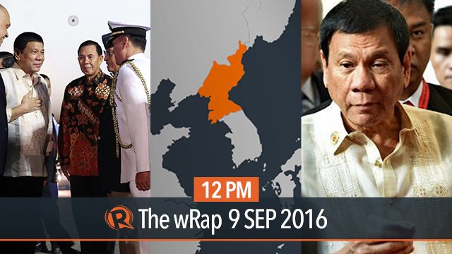 Duterte on the US, Jakarta visit, North Korea quake | 12PM wRap