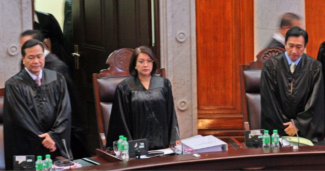 PROFESSIONAL COURT. Sereno says Supreme Court justices are able to hold dynamic discussions and work professionally despite initial tensions caused by her appointment. File photo by Arcel Cometa 