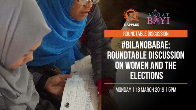 #BilangBabae: Roundtable discussion on women and the elections
