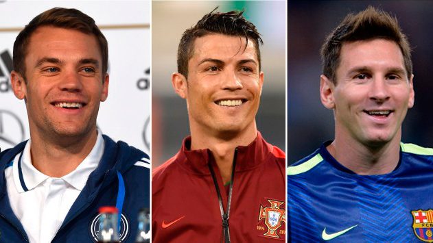 Ronaldo, Messi, Neuer shortlisted for Ballon d’Or