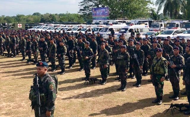 IN VIDEOS: Thousands of cops, soldiers given send-off for Bangsamoro plebiscite duty
