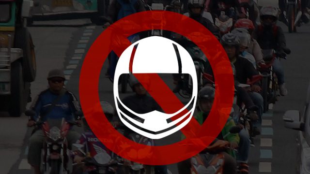 Full-face motorcycle helmets, bonnets banned in Rizal municipality