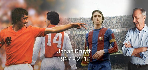 Legenda sepakbola Belanda, Johan Cruyff, meninggal dunia