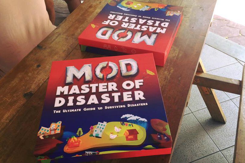 PREPARED. The board game Master of Disaster is designed for kids 9 and above to teach them disaster preparedness and response at an early age. Photo by ASSIST 