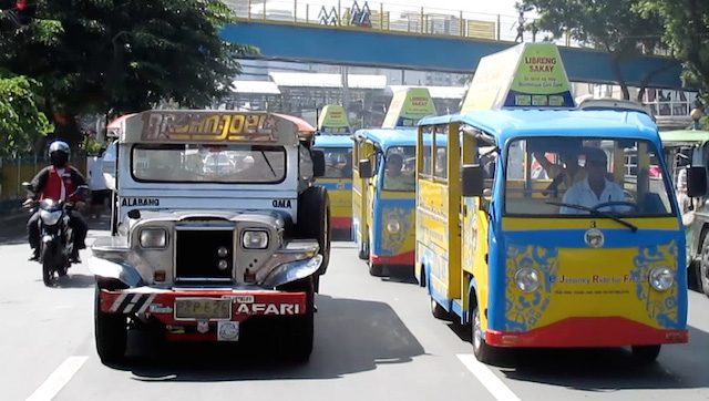 Yes, Pedro, we need to modernize the jeepney