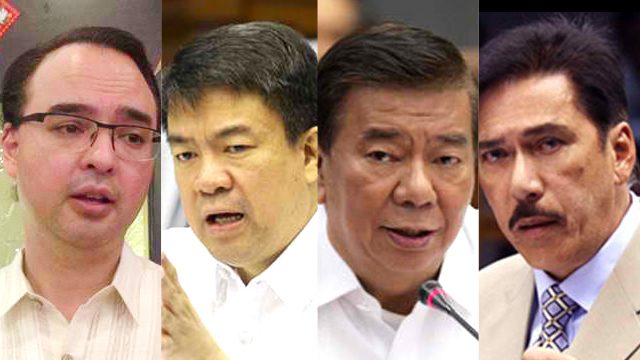 Vote on Senate president done? Cayetano says yes; others, not yet