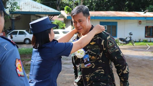 Air Force fighter pilot is new guard of West PH Sea