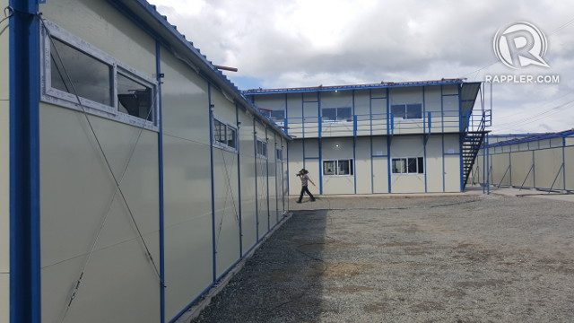 'MEGA' FACILITY. The first phase of the mega facility is a dormitory that can accommodate 2,500 patients. Photo by Pia Ranada/Rappler 