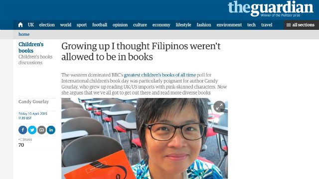 ‘I thought Filipinos weren’t allowed in books’