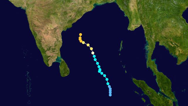 India braces for cyclone, puts navy on alert