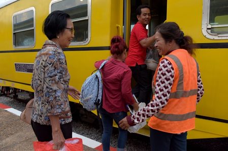 Cambodian passenger train back on track after years-long hiatus