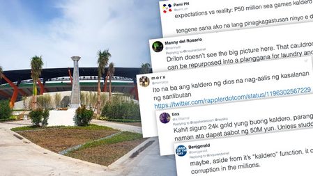 ‘Kaldero ng Diyos’: Netizens shocked by P50-million SEA Games cauldron