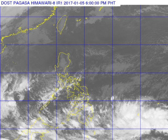 Low pressure area spotted off Surigao del Sur