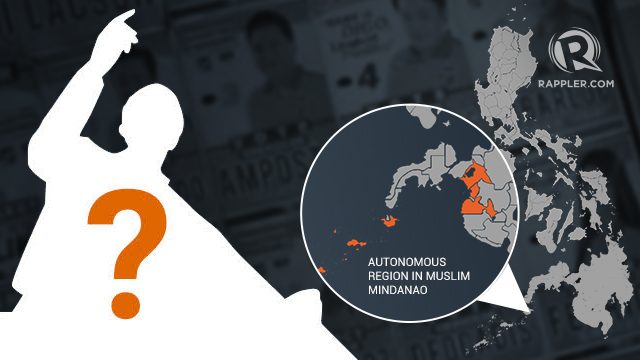 Who is running in ARMM | 2016 Elections