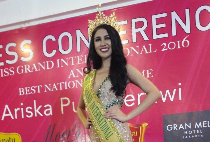 Kisah perjuangan Ariska Putri Pertiwi menuju gelar Miss Grand International 2016