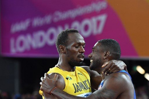 Boos as Gatlin stuns Bolt to win 100m world title
