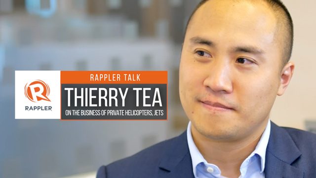 Rappler Talk: Thierry Tea on the business of private helicopters, jets