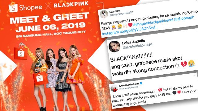Here’s how Filipino celebs reacted to BLACKPINK’s meet and greet