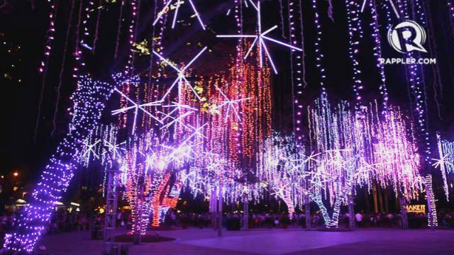 IN PHOTOS: Lights and sound show starts at Ayala Triangle Gardens