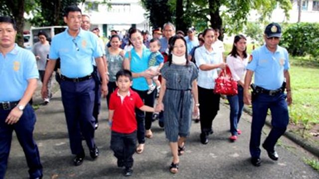 GOOD FOR HEALTH. Allowing her family to see her will improve former president Gloria Macapagal Arroyo's condition, her doctors say. Rappler file photo  