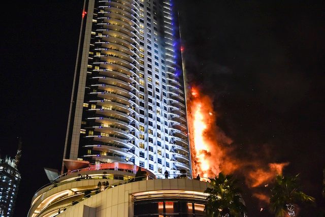 Filipino photographer rescued from 48th floor of burning Dubai hotel