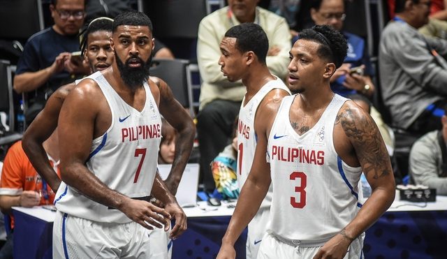 Gilas Pilipinas 3x3 stalwarts (front row, from left) Mo Tautuaa, Jason Perkins, (back row, from left) CJ Perez and Chris Newsome. Photo by Jerrick Reymarc/Rappler   
