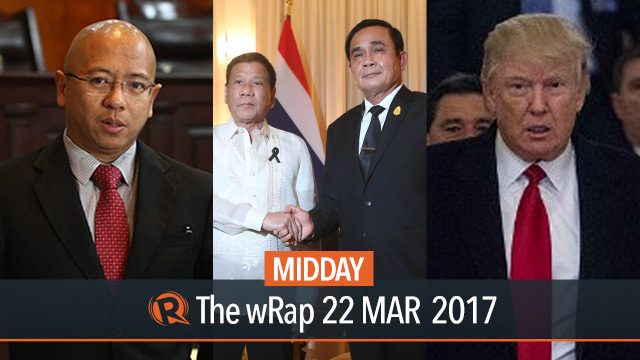 Duterte, oral arguments, Trump | Midday wRap