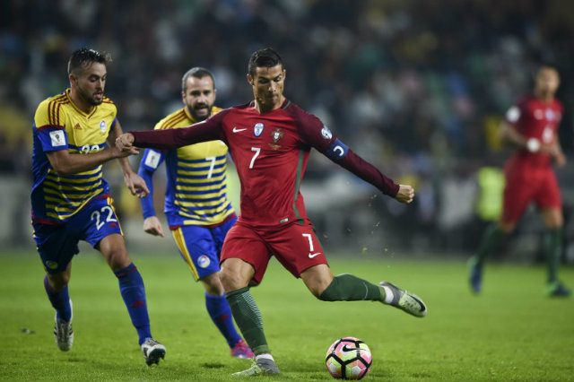 Ruthless Ronaldo scores 4 as Portugal blasts Andorra