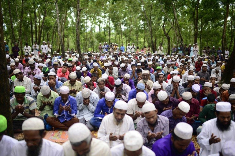 Rohingya refugees in Bangladesh mark Eid after fleeing violence