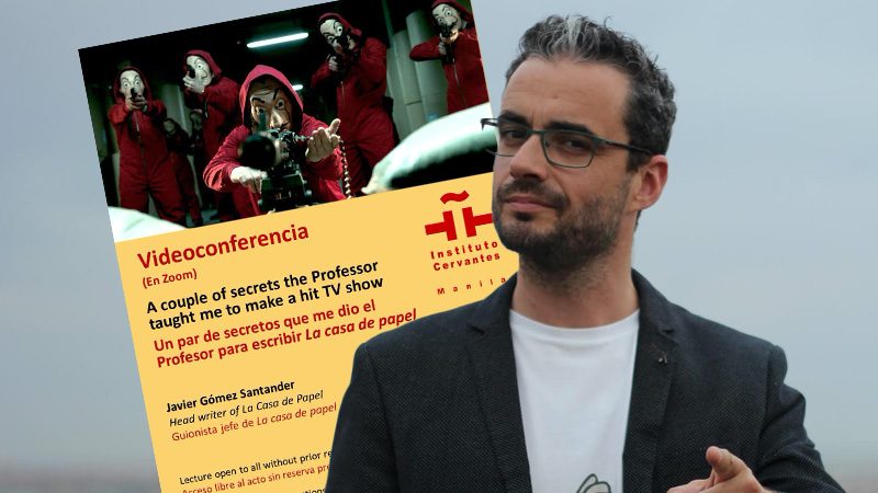 Instituto Cervantes programs online lecture by the head writer of ‘Money Heist’