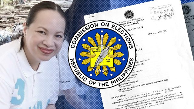 Comelec junks bid to disqualify another Torres in Leyte
