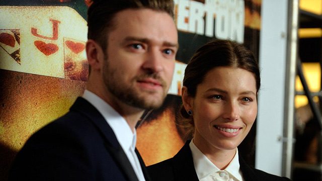 SOON-TO-BE PARENTS. US Weekly has reported that Jessica Biel is pregnant with her and husband Justin Timberlake's first child. Photo by David Becker/Getty Images/AFP