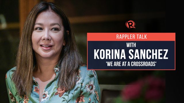 Rappler Talk with Korina Sanchez: ‘We are at a crossroads’