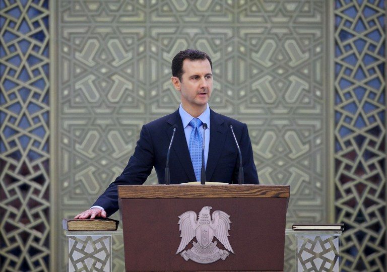 Syria’s Assad swears in government, urges reconstruction