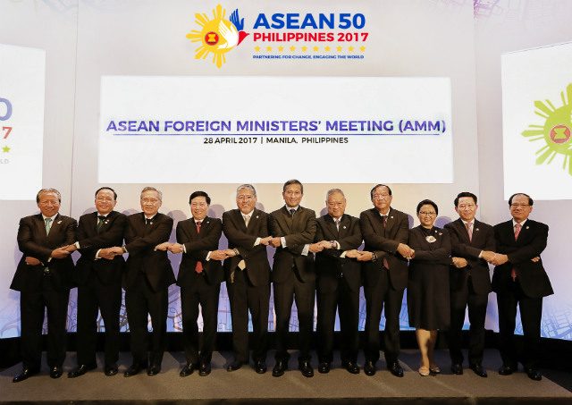 ASEAN ministers tackle North Korea, South China Sea