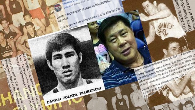 Fans, colleagues salute late Philippine basketball great Danny Florencio