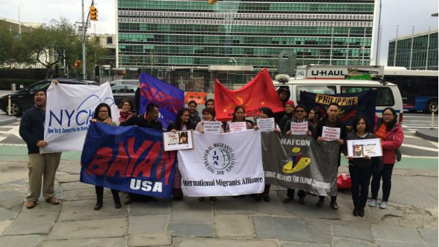 Fil-Ams protest in New York: ‘I am Mary Jane Veloso’