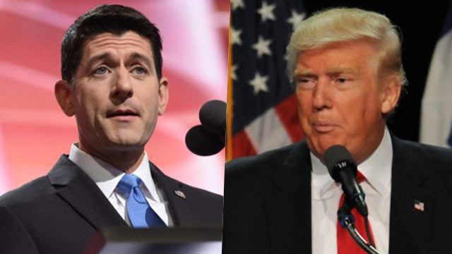 Trump, seeking to end Republican row, backs House speaker