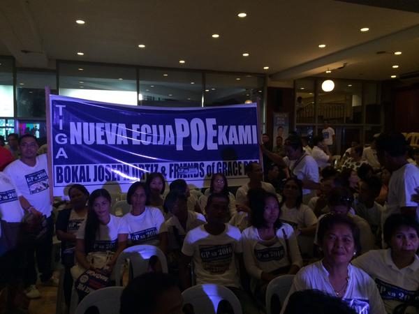 Festive mood as Poe supporters flock to UP