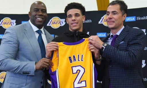 Johnson dazzled by Ball magic for Lakers