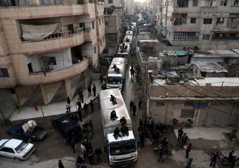 Syria aid deliveries postponed over violence: Red Cross