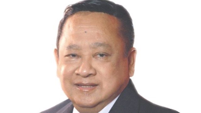 Former Ilocos Norte representative Roque Ablan Jr dies
