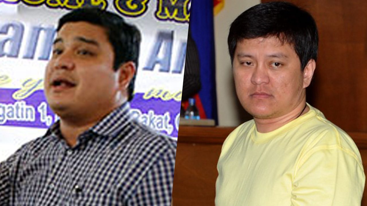 CORRUPTION CHARGES. Ampatuan brothers Sajid (left) and Andal Jr (right) face multiple counts of corruption for ghost projects in Maguindanao in 2009.  