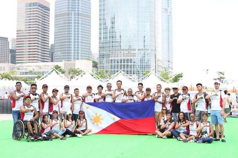 Filipino PWD paddlers win gold in HK paradragon boat race