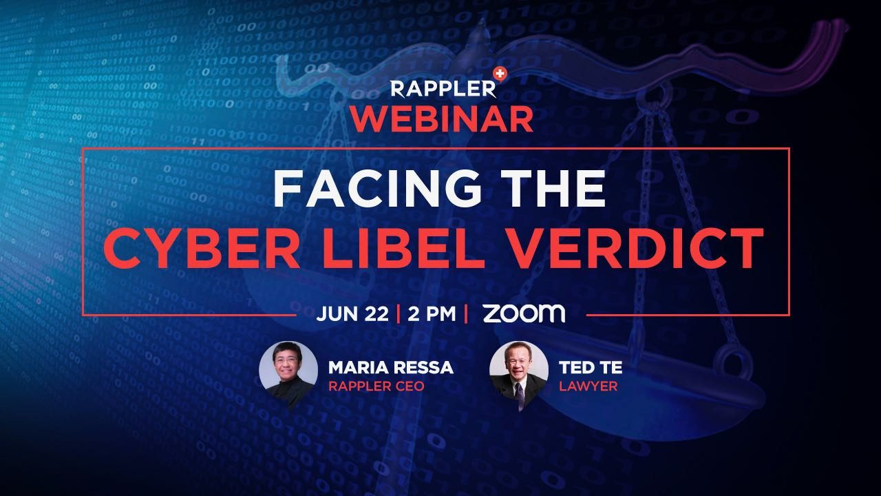 Rappler+ Webinar: Facing the cyber libel verdict