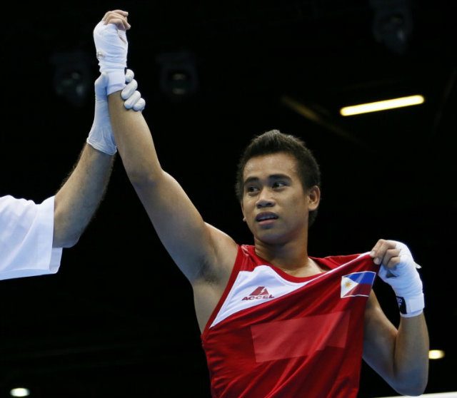 LONDON FIGHTS. Mark Anthony Barriga won his first fight at the 2012 Olympics but lost by a point in his second bout. File photo by Jack Guez/AFP  