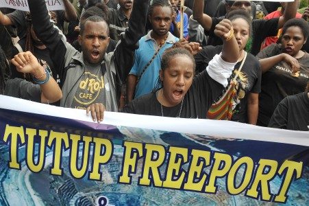 Karyawan Freeport mengancam akan menutup kantor pemerintah Mimika